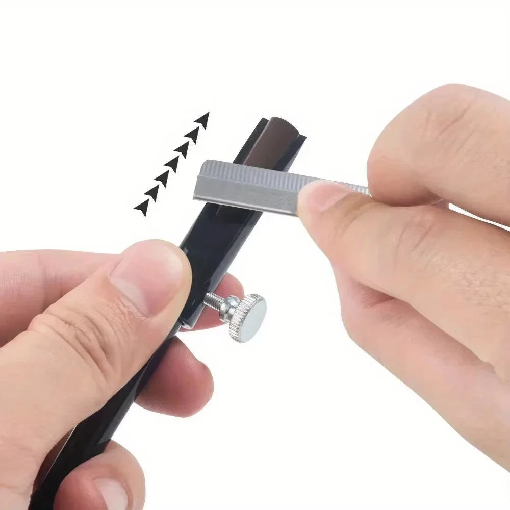 Metal Sharpener, Adjustable Aluminum Alloy Eyebrow Pencil Sharpener, Eyebrow Pencil Tip Base For Wooden Eyebrow Pencils.