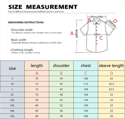 2026 Summer New Hawaii Fashion Vacation Color Printed Casual Collar Short Sleeved Shirt for Men