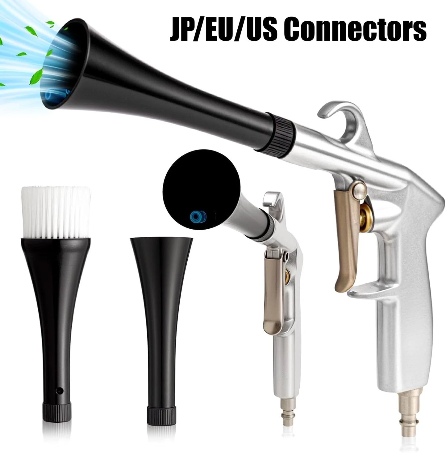 High Pressure Dust Blowing Gun Air Blow Car Wash Gun Efficient Dry Cleaning Gun Professional Car Interior Cleaning Tools