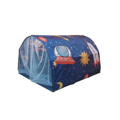 Starlight Dream Bed Canopy Play Tent for Kids Portable Fairy House Tunnel Cozy Playhouse Decor for Children Girls Boys