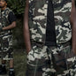 Streetwear Cargo Shorts for Men Pocket Embroidery Five Point Pants