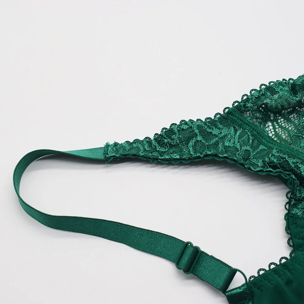 Plus Size Bras For Womens Lace Sexy Bra Perspective Underwire Female Lingerie BH Tops C D DD E F Cup