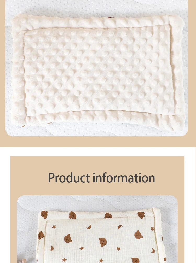 Napping for Newborn Sweat Absorption Breathable Cotton Baby 0-6 Months Universal Pillow