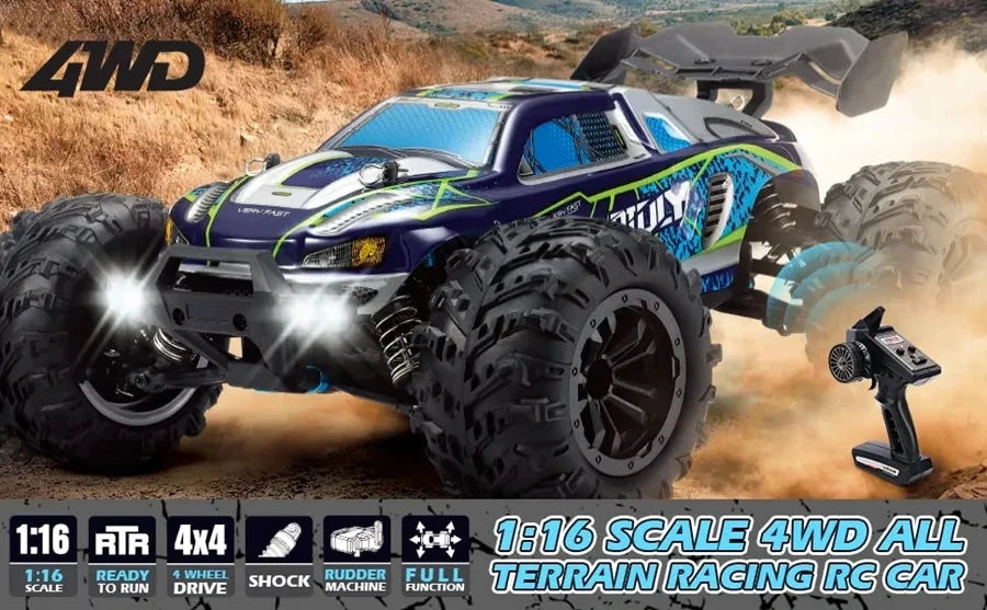 4WD Remote Control Car Off Road 4x4 RC Car High Speed Buggy Truck Super Brushless 50 or 80KM/H Fast Drift Racing Toy Gift