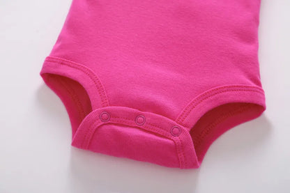 Lovely Baby Boy bodysuits 3Pcs/sets Long Sleeved Clothes PP Pant Cotton Infant Sporty Girl Short Sleeved Bodysuits