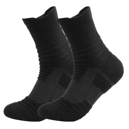 5 Pairs Socks MEN'S Mid-calf Spring and Autumn Sports Sweat Anti-odor MEN'S Socks Thin Sports Socks