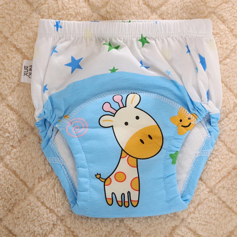Baby Waterproof Diapers Pee Shorts Underwears Reusable Soft Ecological Cotton Toddler Potty Training Pants For Boys Girls