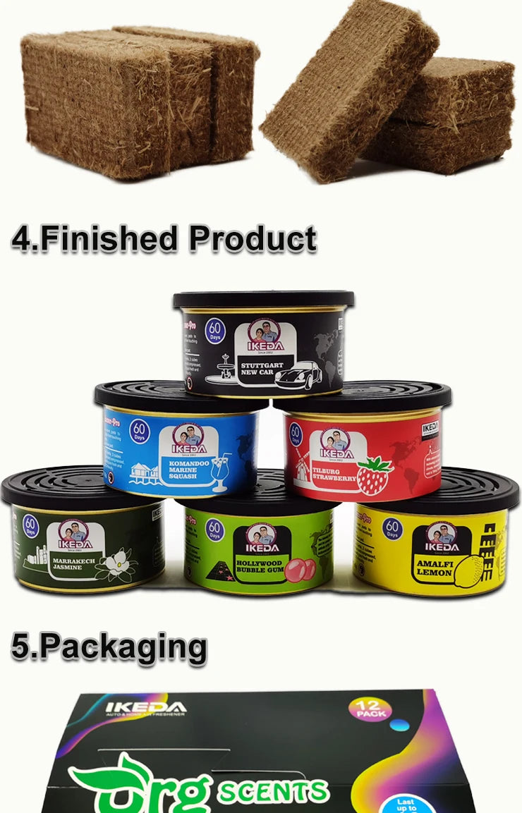 Car Air Freshener Bubble Gum Scent Organic Cans Odor Eliminator Essential Long-Lasting,Strong Fragrance For Home Closet
