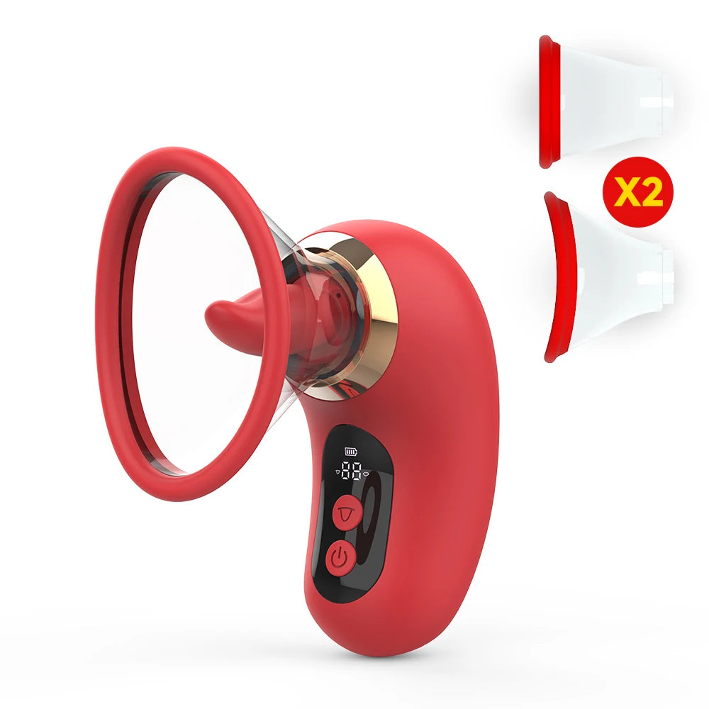 APP Control Clitoral Sucker Vibrator Tongue Licking Nipple Vagina Massager Clit Stimulator Female Masturbation Sex Toy for Women