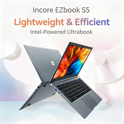 14 Inch Laptop PC 6GB LPDDR4 RAM 128GB SSD ROM 1080p FHD IPS Screen Windows 10 Computer with Celeron 4-Core Processor WIFI