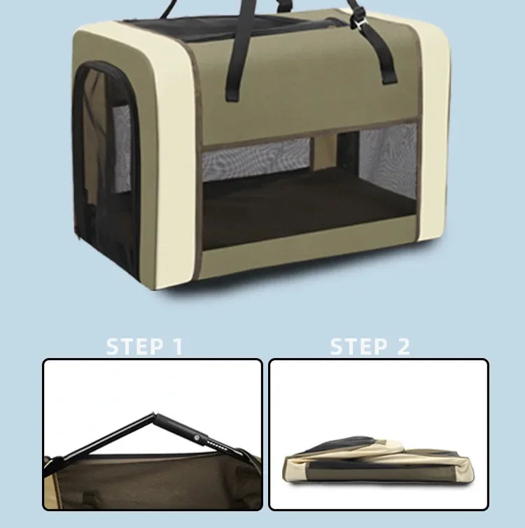 2026 New Multi Layer Pet Cart for Cats Dogs, Large Space Detachable Pet Carriers and Travel Gear