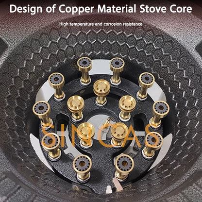 Fierce Fire Stove Commercial Liquefied Gas Stove,Single-Burner Energy-Saving Stir-Fry Stove Restaurant With Flameout Protection