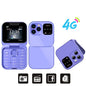 SERVO I16 PRO 4G LTE Mini Flip Mobile Phone Dual SIM Standby Call Recording Speed Dial FM Radio 1.77' Screen Foldable Cellphones