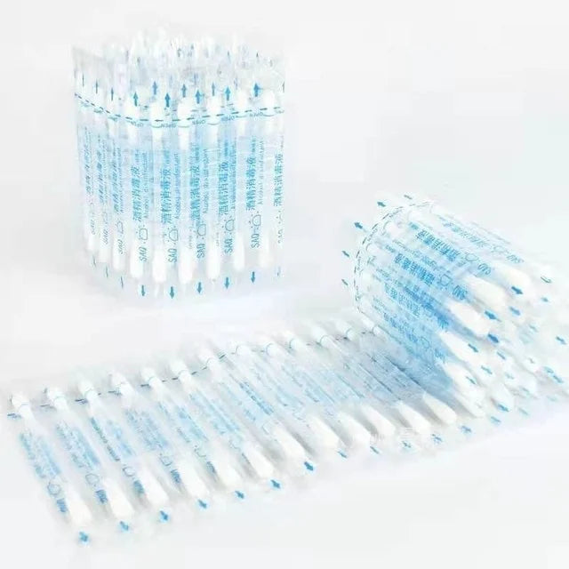 Disposable Medical Iodine Cotton Swab  Disinfection Cotton Swab