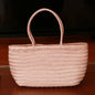 Handbags Women's Genuine Leather Shoulder Bag Weaving Casual Shopping Bag Vintage Big Tote Purse Cowhide Cross Hand Bags Lady