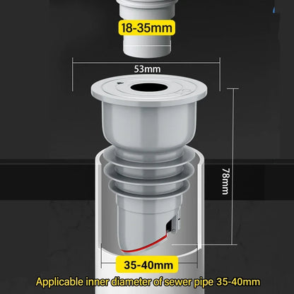 Sink Plug Sewer Pipe Sealing Ring Water Plug Floor Drain Shower Stopper Bathroom Accessories 70-75mm Silicone Drains Kitchen