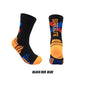 1 Pair High Tube Professional Practical Sport Socks Men's Towel Bottom Thickened Shock Absorbing Contrast Color Elite Socks