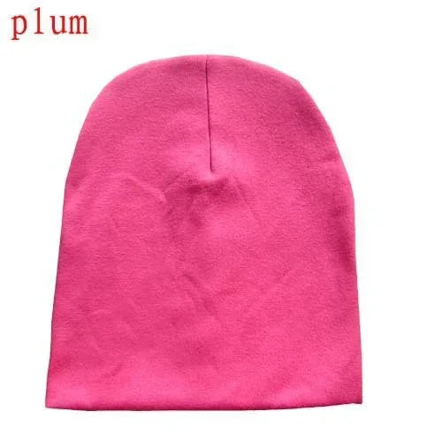 6M-3Y Baby Knitted Hat Scarf Set Solid Color Cotton Hip Hop Beanie Warm Toddler Cap for Boys Girls Spring Autumn Winter