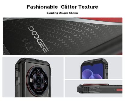 Global Version DOOGEE S118 Pro 5G Rugged Phone Dimensity 7050 10800mAh Battery 6.6'' FHD 120Hz 8GB RAM 512GB ROM Cell Phone NFC