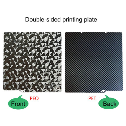 For Anycubic Kobra X, S1 S1C Build Plate Double Sided PEO PET PEY PEI Sheet Spring Steel Sheet for Anycubic Kobra S1 Combo Bed