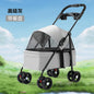 2026 New Lightweight Foldable Pet Stroller Teddy Cat Dog Handcart Outdoor Travel Cart for Small Pets