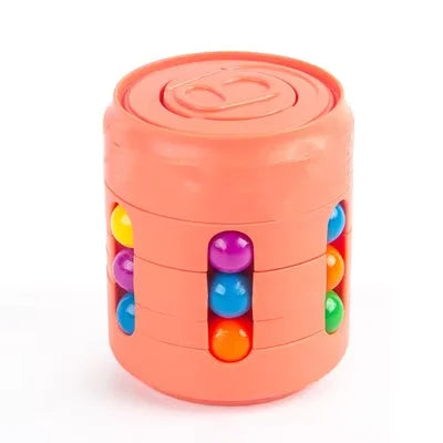 Multiple Functions Fidget Spinner Magic Colorful Beans Finger Spinning Relieves Stress Decompression Tool For Children And Adult