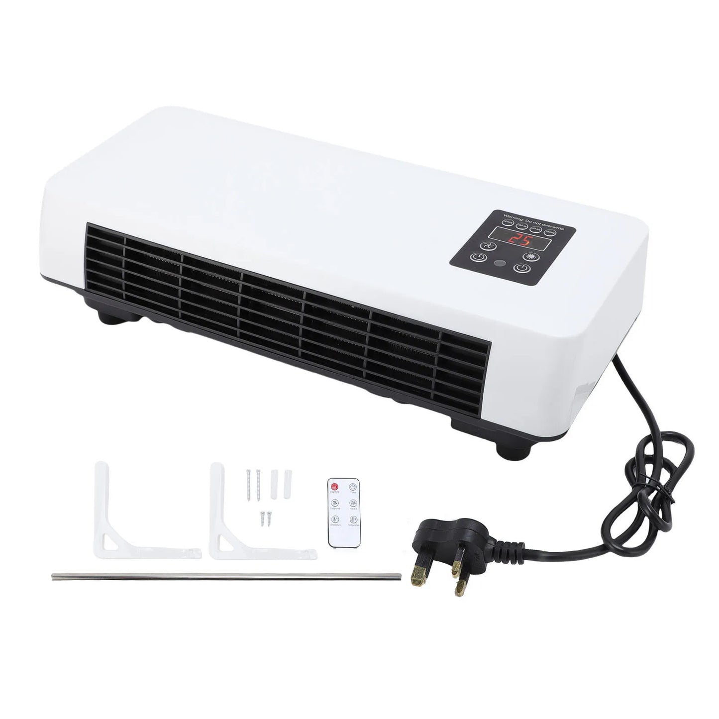 Wall Mounted Heater Cooler Energy Efficient Climate Control Small Cooling Heater Machine for Home Bedroom