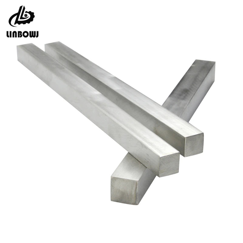 304 Stainless Steel Square Rod 4MM 5MM 6MM 7MM 8MM 10MM 12MM Long 100mm 200mm 300mm 400mm 500mm High-speed Steel  Linear Shaft