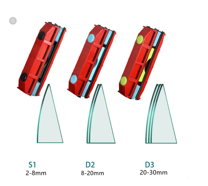 NEW Magnetic Window Cleaner Double-Sided Window Cleaning Glass Wiper Cleaning Tool For High-Rise Home Car Double Glazed Windows