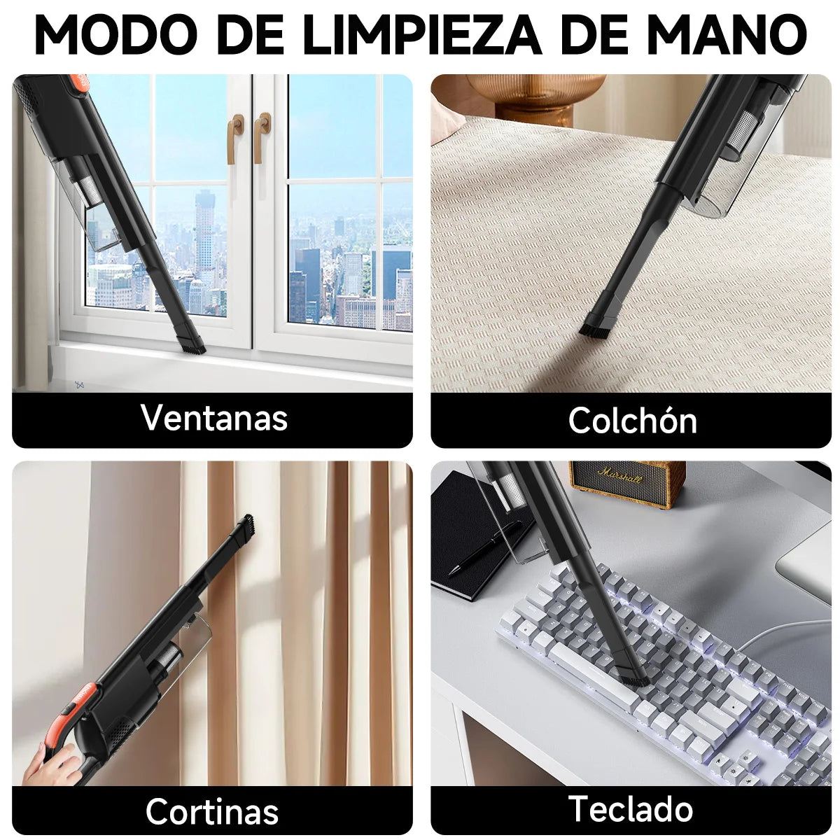 Enchen V3 Corded Handheld Vacuum Cleaner 650W Suction 18Kpa Capacity 1.2L Cable Length 5m Overheating Protection Portable Upright Vacuum Cleaner for Home Floor Carpet