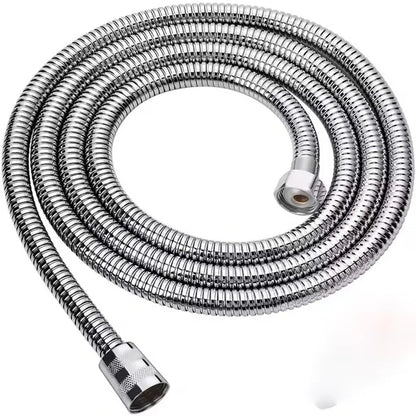 Gold 1.5/2 Meters G1/2 Inch High Quality Flexible Shower Hose Stainless Steel Chrome Bathroom Water Head Shower Extension Pipe