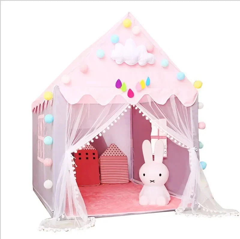 Baby Play Tent Children's Indoor Home Game House Girl Entertainment Small House Outdoor Amusement Park Playing Game Tent Toy Set