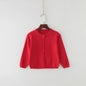 Baby Girls Embroidery Sweater Cardigan Autumn Fashion Cotton Floral Collar Kids Knitted Cardigan Rabbit Coat Outerwear Korean