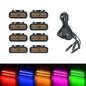 Beusfirts LED Front Grille Light FOR RAM 1500 Accessories Car Daytime Running Light Wheel Eyebrow Lamp For Pickup Offroad 12V