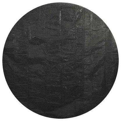 300CM Round Black PE Solar Pool Cover 110 Microns Bubble Heat Retaining Swimming Pool Cover Reduce Water Evaporation Outdoor Pool Thermal Blanket