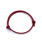 New Handmade Adjustable Rope Bracelet Men 4mm Thin String Relationship Braclet Gift For Him Lucky Thread Brazalete Pulseira