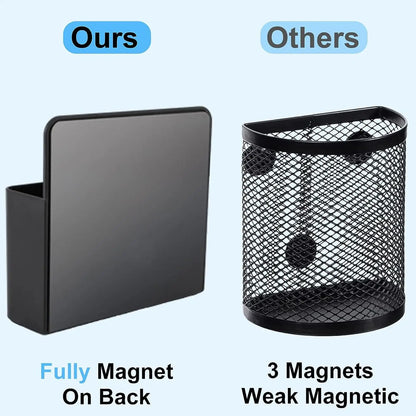 Magnet Pen Holder Magnetic Pen Cup Pencil Holder Fridge Pen Holder Storage Organizer Marker Holder For Refrigerator Cabinet