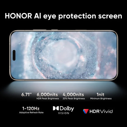Global Version Honor Magic 8 Pro 5g Smartphone Snapdragon 8 Elite Gen 5 200Mp Aimage Camera 7100Mah 100W 6.71'' Oled Nfc Esim Honor Phone
