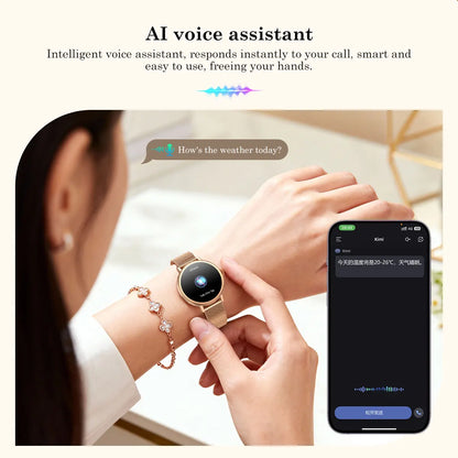 Blackview X30 Smartwatch, 1.26" TFT screen,320mAh,Bluetooth Phone Calling,Sleep Monitoring,Sport watch,Women's Watches,Fashion