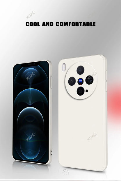 Soft Silicone Classic Case for VIVO X300 5G X300 Pro 5G Original Square Liquid Camera Protection High Qualtiy X300Pro Back Cover