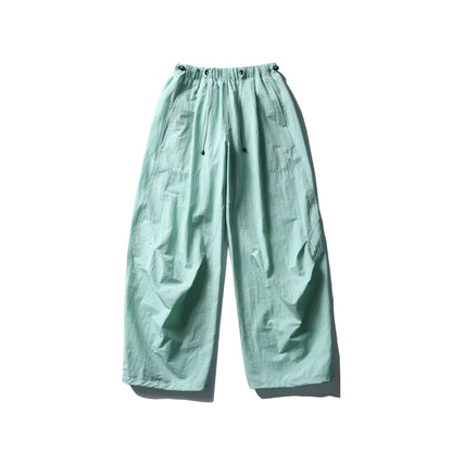 Men Streetwear Fashion Loose Casual Lightweight Quick Dry Sport Pants Women Outdoor Techwear Cargo Baggy Pant Boy Girl Trousers