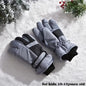 Winter Snow Gloves for Boys Girls Ages 10-14, Warm Knit Windproof for Skiing Cycling Fishing, Machine Washable