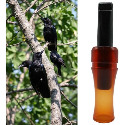 Portable Crow Bird Whistle with Realistic Sound Imitation Crow Call Decoy to Attract Crows Imitation Bird Whistle for Outdoor