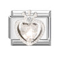 Zircon Pearl Heart Bow Candy Flower Butterfly Italian Charm Links Fit 9mm Stainless Steel Bracelet Personalized DIY Making Gifts
