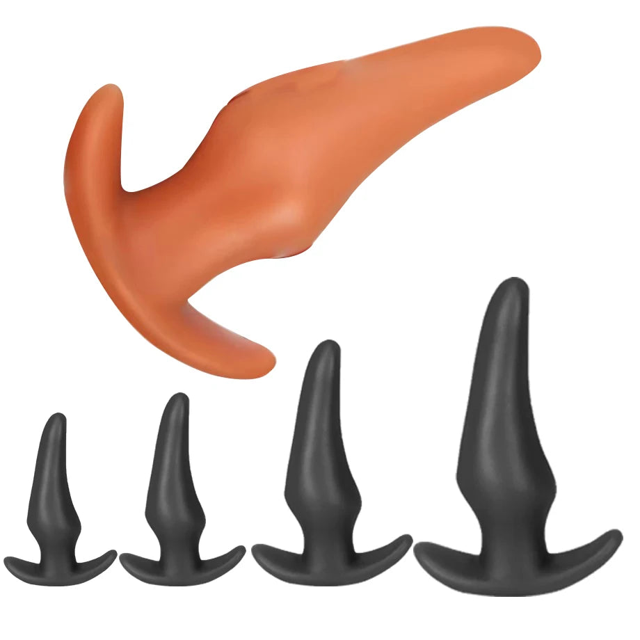 Soft Anal Plugs for Gay Men Prostate Massage Liquid Silicone 35-80mm Huge Butt Plug Anal Training Comfortable To Wear But Plug
