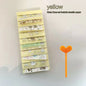 Nail Foils Gradient Transfer Foil Storage Box Nail Art Stickers Stripe Floral Manicure Decals Nails Decoration