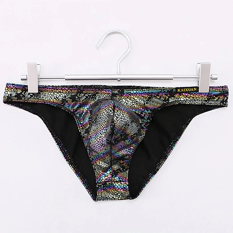 Foreign trade low-rise men's briefs men's underwear triangle printed underwear cross-border underwear wholesale KX020-SJ