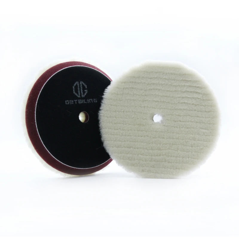 DETAILING Car Polishing Pad Wool Buffing Pads Waxing Polishing Disc Cleaning Scratch Removal Tool 3/5/6 Inch Self-Adhesive