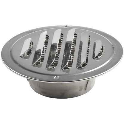 70-300mm Round Stainless Steel Vent Grille Exterior Wall Duct Ventilation Tool Hood Exterior Wall Duct Ventilation Tools