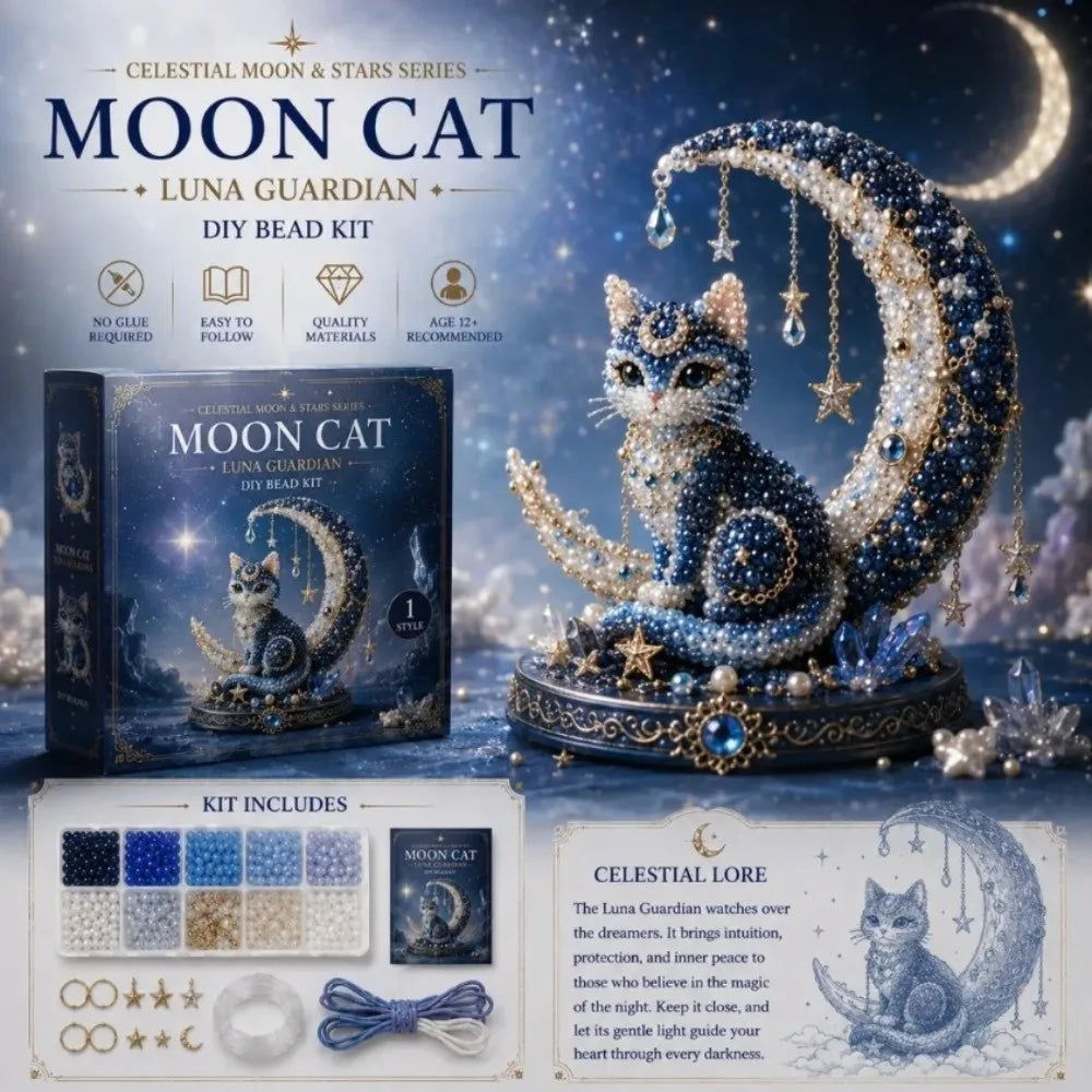 3D Design Animal Guardian Beading Kit Animal Shape Handmade DIY Beadwork Craft Kit Material Package with Colorful Beads